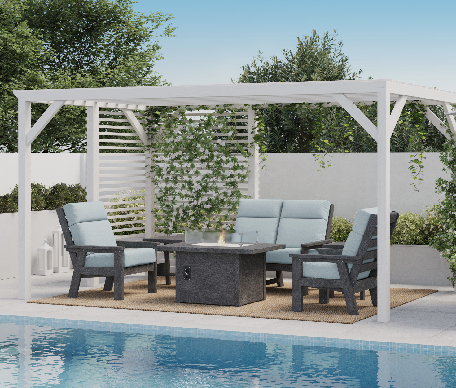 Charleston High Back Arm Chair