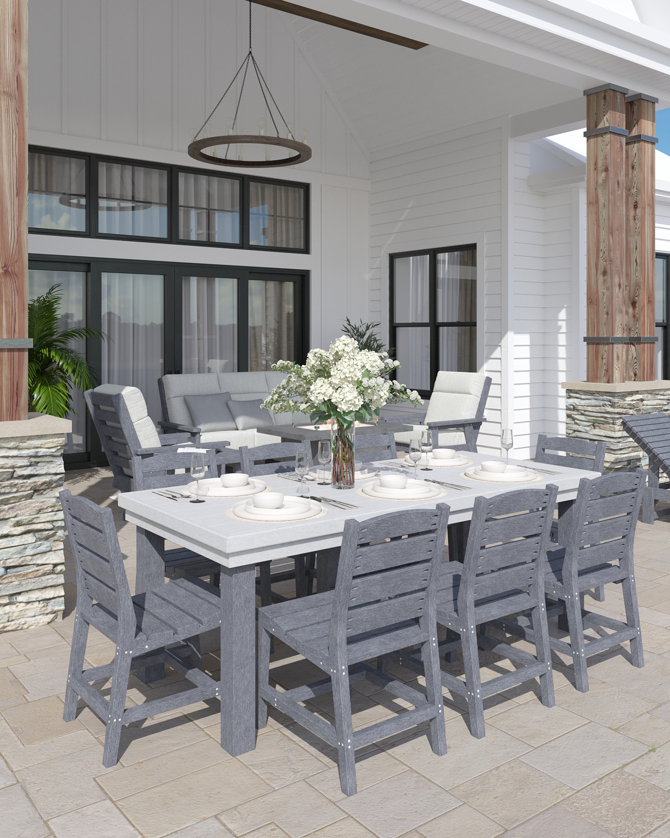 84" Napa Dining Table