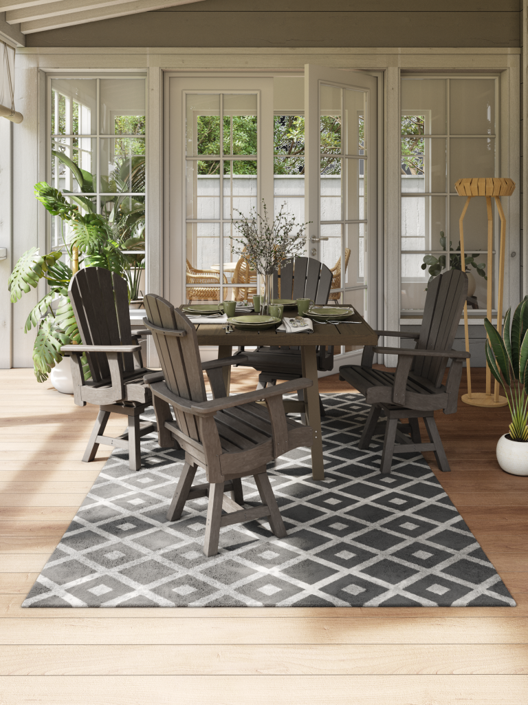 Addy Swivel Dining Arm Chair